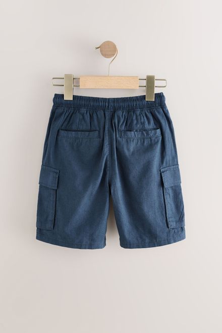 Next / Шорты карго льняные для мальчика - фото 5