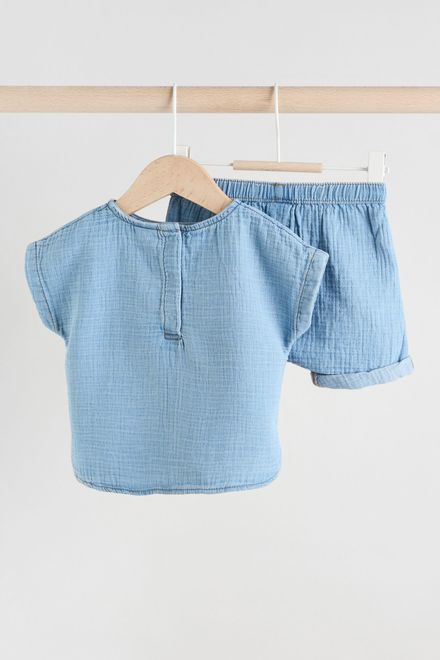 Next / Комплект джемпер и шорты для мальчика - фото 6