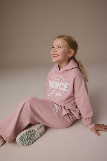 Next / Комплект худи и брюки палаццо для девочки - фото 4