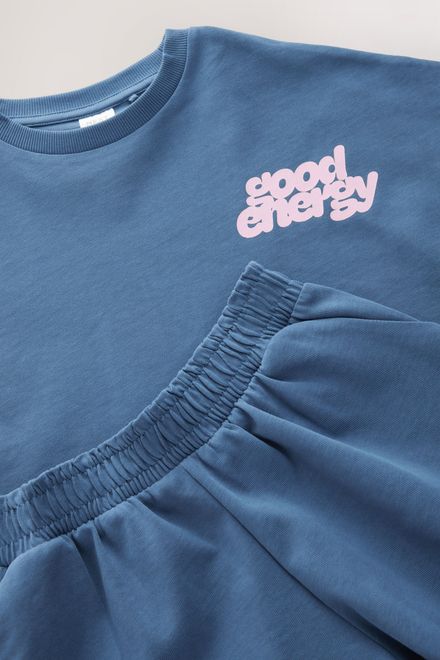 Next / Комплект футболка и шорты трикотажные для девочки - фото 8