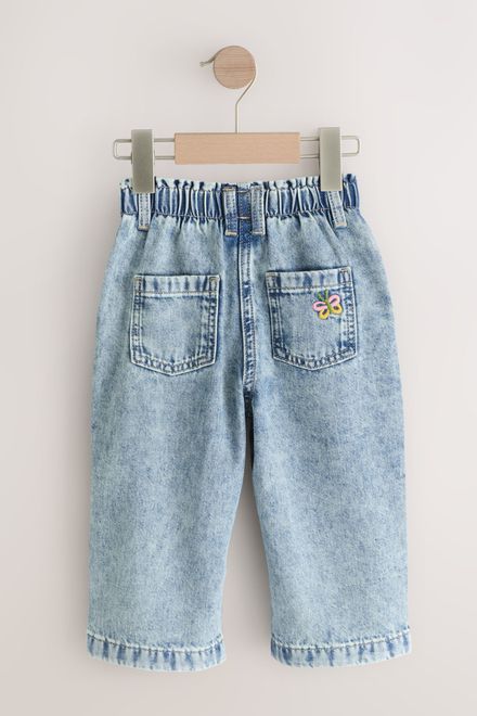 Next / Джинсы с аппликацией для девочки - фото 7