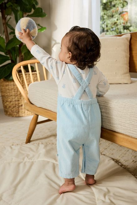 Next / Комплект боди и полукомбинезон для мальчика - фото 3