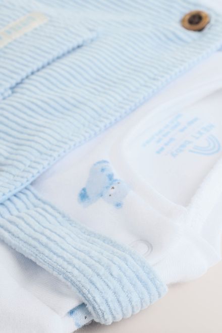 Next / Комплект боди и полукомбинезон для мальчика - фото 5