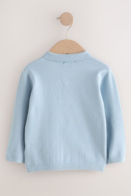 Next / Поло с длинным рукавом вязаное для мальчика - фото 2