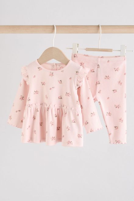 Next / Комплект лонгслив и легинсы для девочки