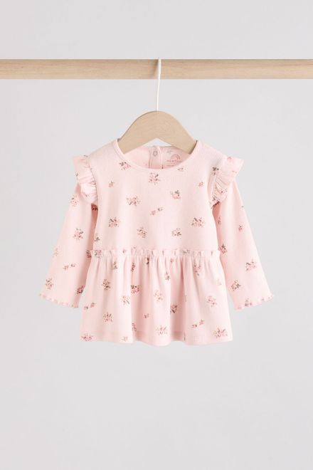 Next / Комплект лонгслив и легинсы для девочки - фото 3