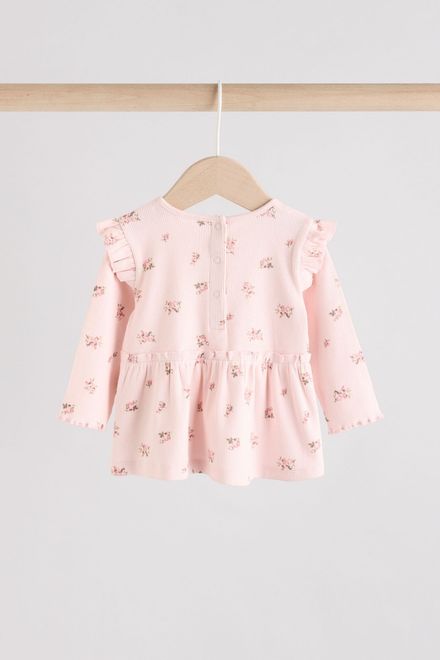 Next / Комплект лонгслив и легинсы для девочки - фото 5