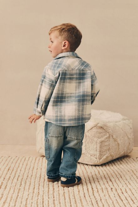 Next / Комплект рубашка и футболка с принтом для мальчика