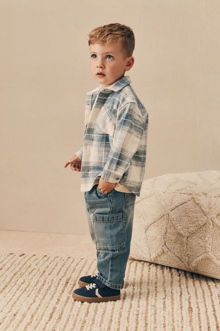 Next / Комплект рубашка и футболка с принтом для мальчика