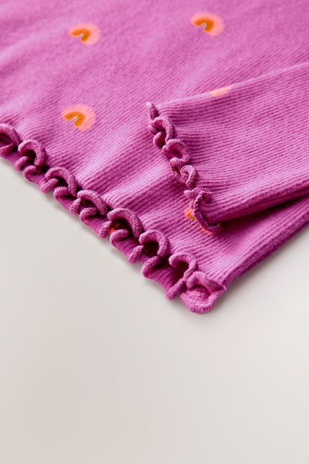 Next / Лонгслив с принтом для девочки - фото 5