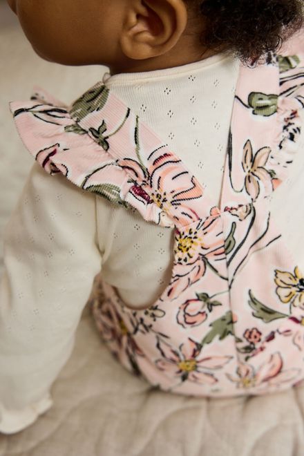 Next / Комплект боди и полукомбинезон для девочки