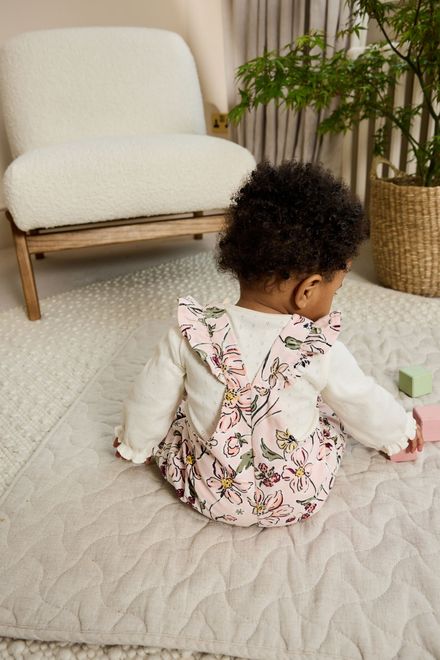 Next / Комплект боди и полукомбинезон для девочки