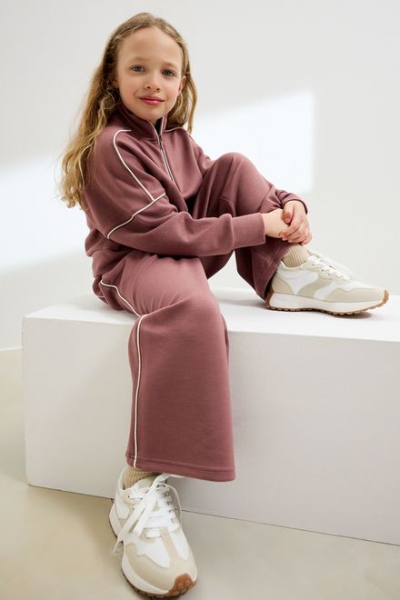 Next / Комплект свитшот и брюки wide leg для девочки - фото 2