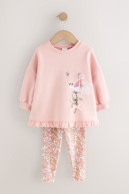 Next / Комплект свитшот и легинсы для девочки