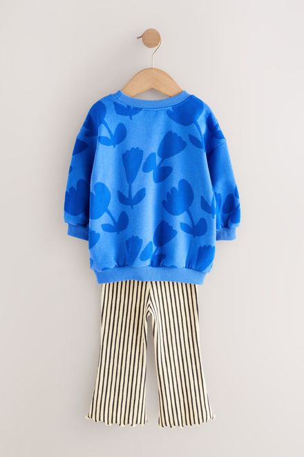 Next / Комплект свитшот и легинсы расклешенные для девочки - фото 7