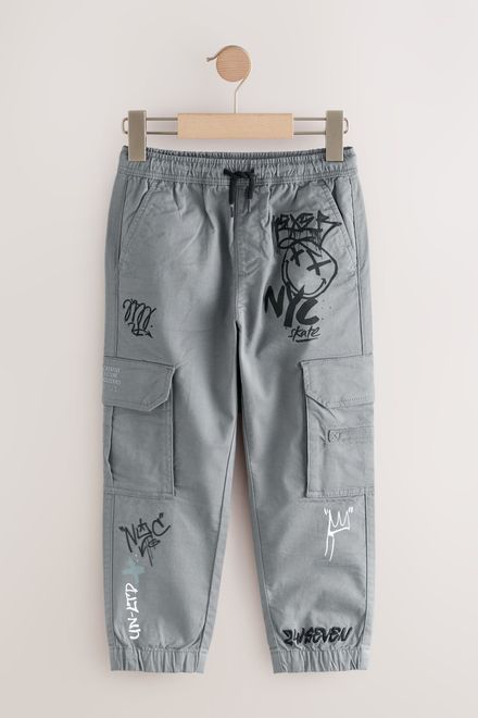 Next / Брюки карго с принтом для мальчика - фото 5