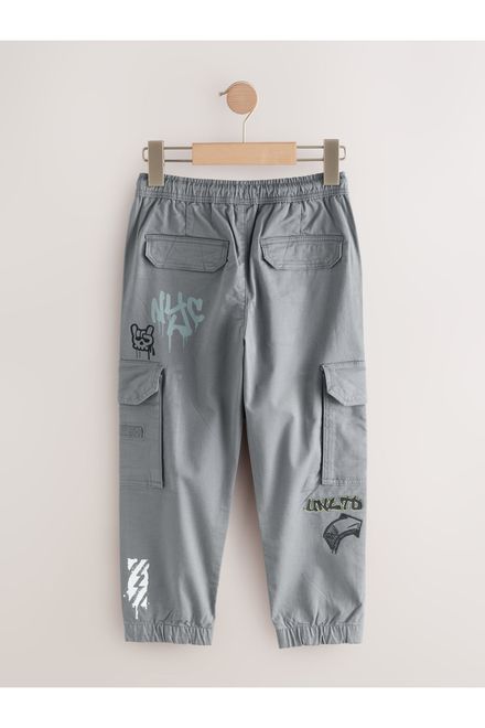 Next / Брюки карго с принтом для мальчика - фото 6