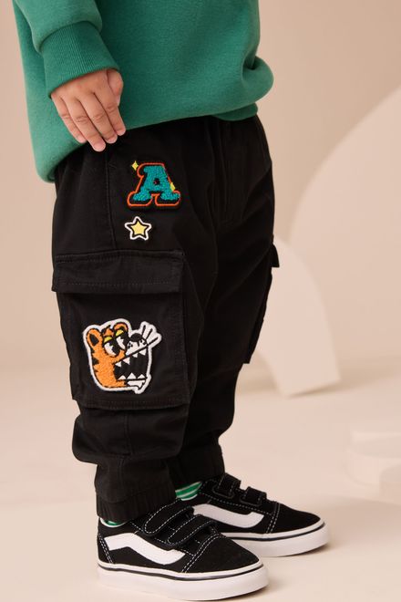 Next / Брюки карго с нашивками для мальчика