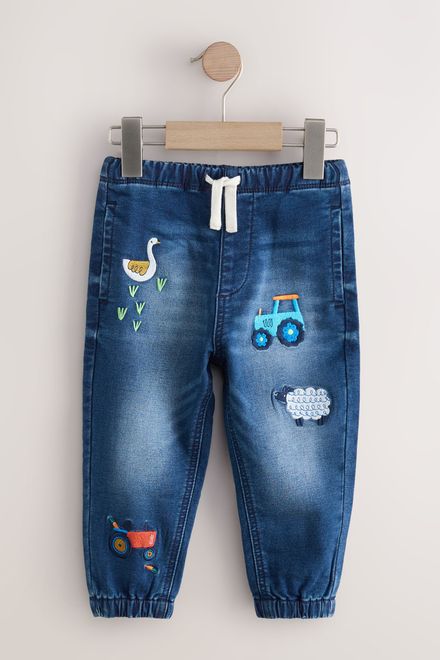 Next / Джинсы с вышивкой для мальчика