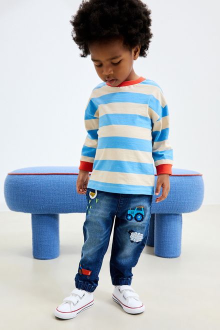 Next / Джинсы с вышивкой для мальчика