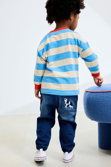 Next / Джинсы с вышивкой для мальчика