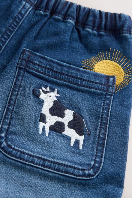 Next / Джинсы с вышивкой для мальчика