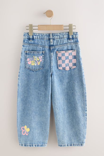 Next / Джинсы с принтом для девочки