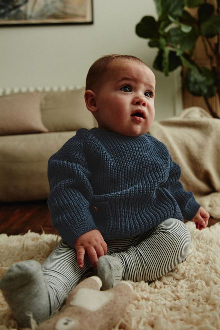 Next / Комплект вязаный джемпер и легинсы для мальчика