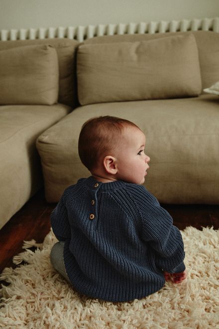 Next / Комплект вязаный джемпер и легинсы для мальчика - фото 2