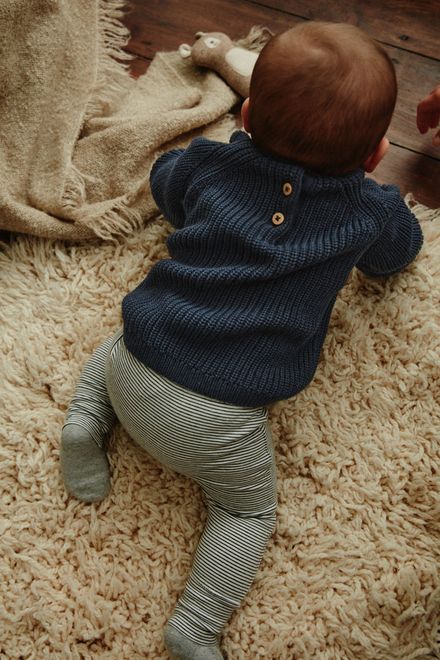 Next / Комплект вязаный джемпер и легинсы для мальчика - фото 4