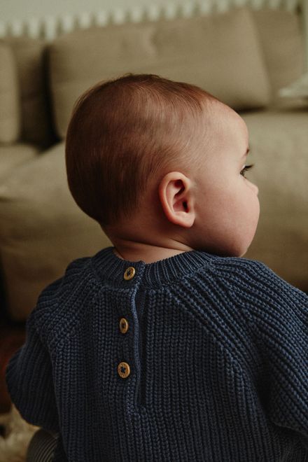 Next / Комплект вязаный джемпер и легинсы для мальчика - фото 7