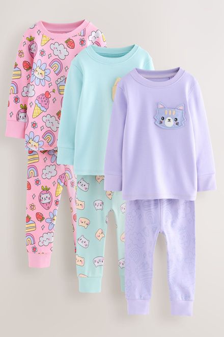 Next / Пижама, 3 шт. для девочки