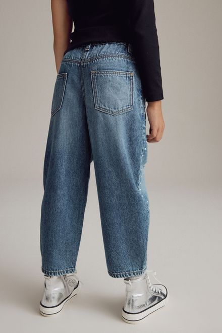 Next / Джинсы с заклепками для девочки - фото 5