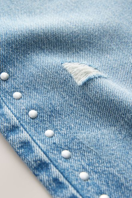 Next / Джинсы с заклепками для девочки - фото 9