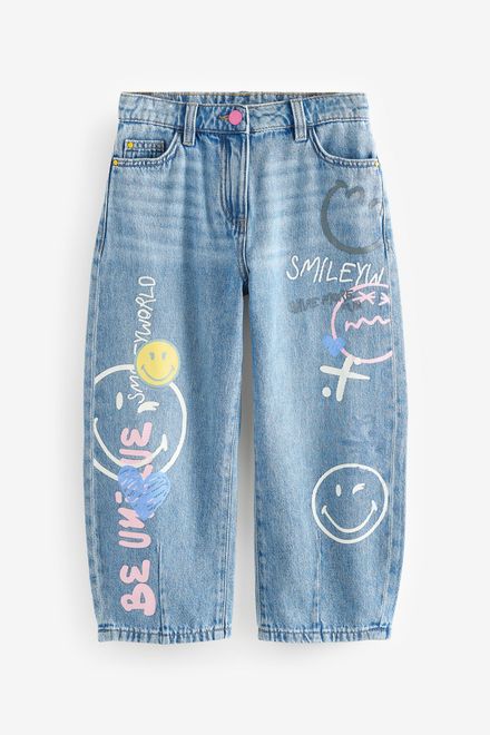 Next / Джинсы с принтом для девочки