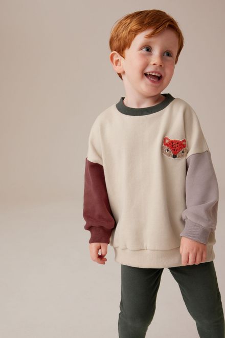 Next / Комплект свитшот и легинсы для мальчика - фото 4