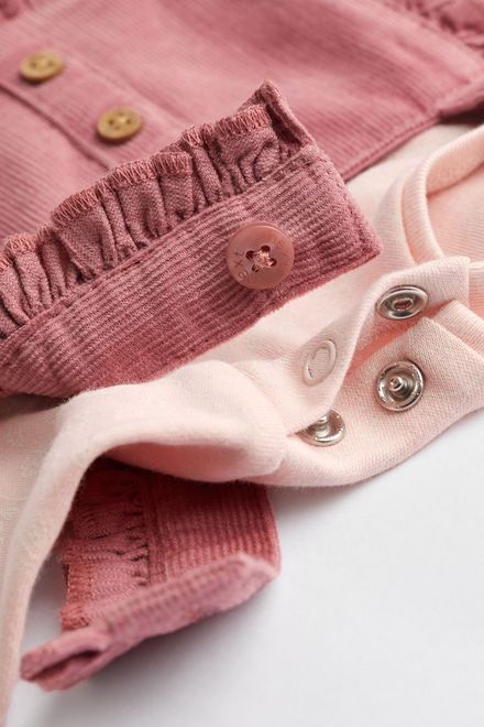 Next / Комплект боди и полукомбинезон для девочки - фото 5