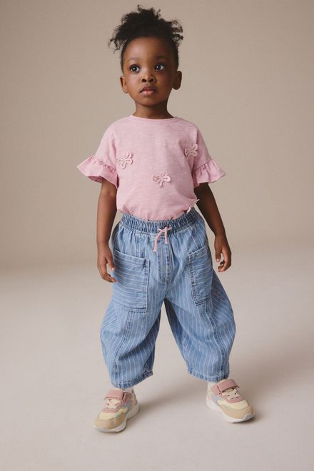 Next / Джинсы с принтом для девочки