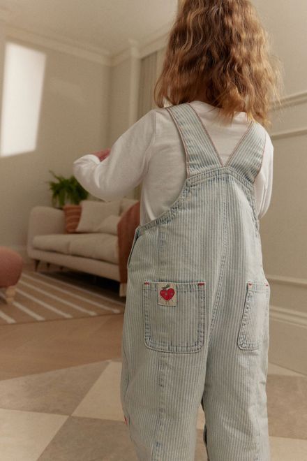 Next / Полукомбинезон джинсовый для девочки