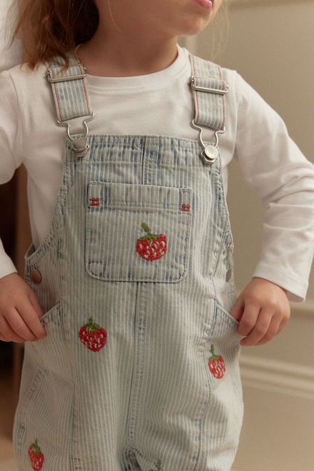 Next / Полукомбинезон джинсовый для девочки