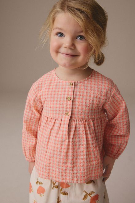 Next / Комплект блузка и брюки с принтом для девочки