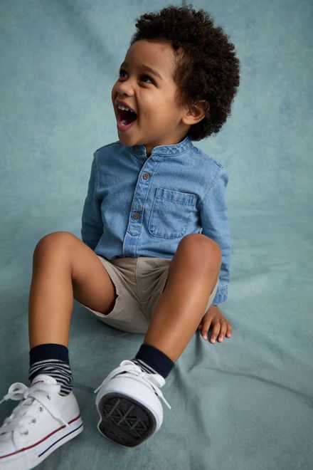 Next / Рубашка джинсовая для мальчика - фото 2