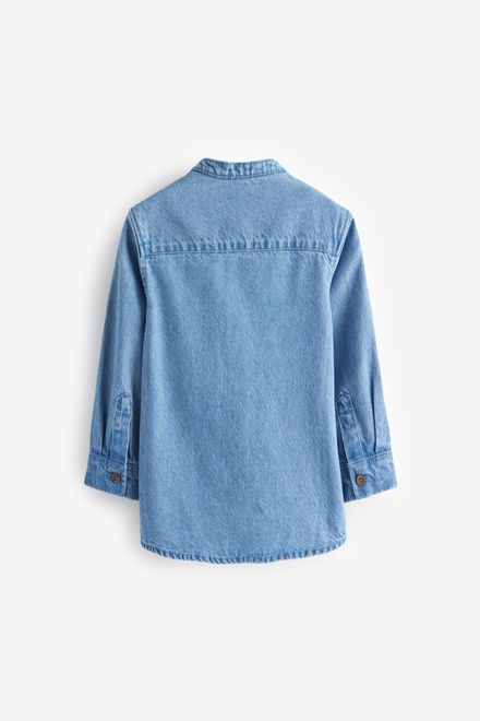 Next / Рубашка джинсовая для мальчика - фото 6