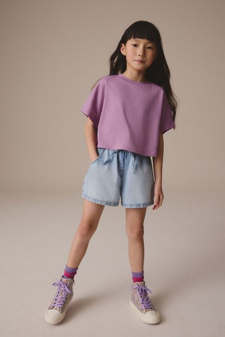 Next / Футболка укороченная для девочки - фото 3