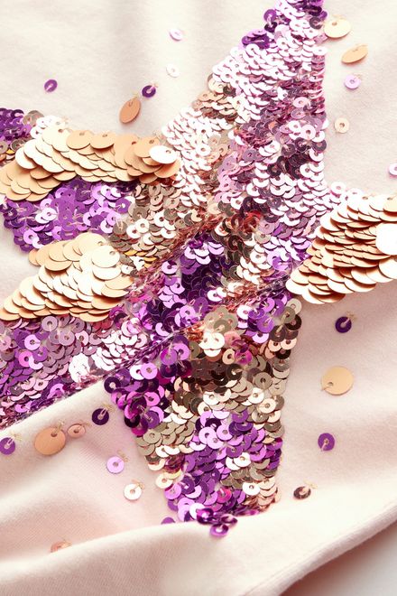 Next / Футболка с пайетками для девочки - фото 8