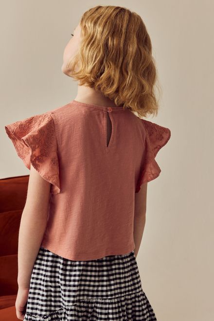 Next / Футболка с вышивкой для девочки