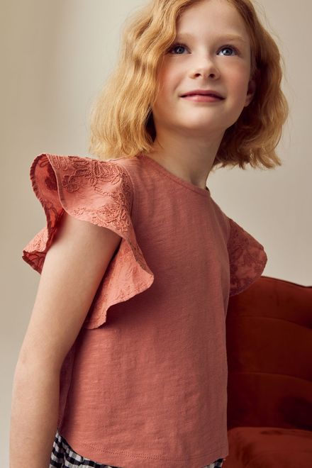 Next / Футболка с вышивкой для девочки