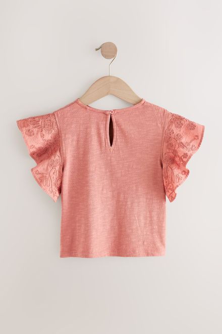 Next / Футболка с вышивкой для девочки