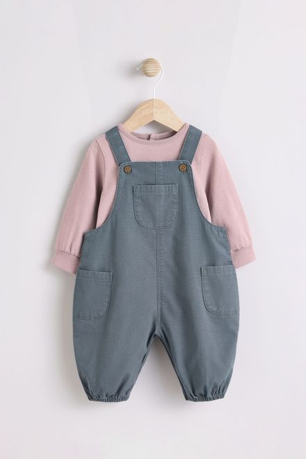 Next / Комплект полукомбинезон и боди унисекс