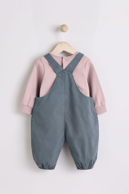 Next / Комплект полукомбинезон и боди унисекс - фото 2